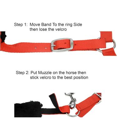 SIE Muzzle for Horses - Red Cob Red - Solid Color Pasture Muzzle for Safe Grazing | Shop Now - Buy Online on GoSupps.com