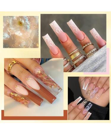 UR SUGAR Pink Brown Poly Extension Gel Nail Set - 6 Color Thermal Poly Nail Gel Kit for Women | Builder Gel in Pink, White, Brown - Soak Off Gel Polish Gift Box - Buy Online on GoSupps.com