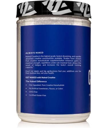 NAKED Pure Micronized Creatine Monohydrate 200 Servings + Pure L-Glutamine 240 Capsules Bundle: Vegan Non-GMO Gluten Free. Minimize Muscle Breakdown & Improve Protein Synthesis. Nothing Artificial - Buy Online on GoSupps.com