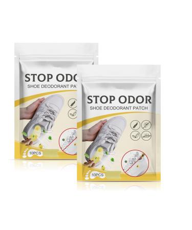 Deodorizer Insole Stickers Shoe Odor Eliminator Long-Lasting Shoe Deodorizing Stickers Pack of 10 (2)