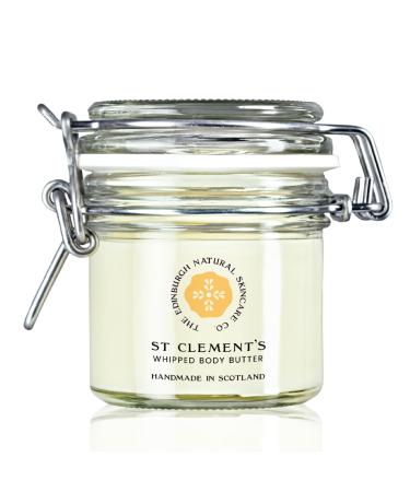 St Clement's Whipped Body Butter | Moisturising & Nourishing | Enriched With Shea Butter & Coconut Oil | Anti-Ageing & Anti-Inflammatory | Edinburgh Skin Care Company