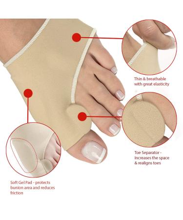 ZRSYH Bunion Corrector: Orthopedic Toe Straightener & Support Sleeve for Hallux Valgus Correction - Buy Online on GoSupps.com