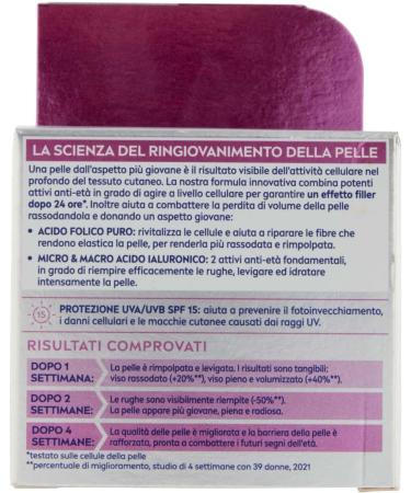 Beiersdorf NIVEA CELLULAR EXPERT FILLER day cream intensive antiaging SPF 15 50 ml antiwrinkle firming hyaluronic acid and pure folic acid moisturizer face antiaging - Buy Online on GoSupps.com