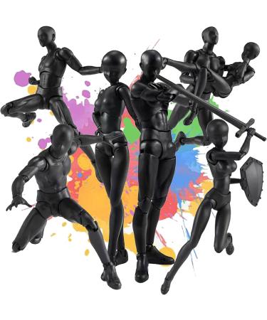 Black GNALLANG Action Figures DX PVC Model Set with Box - Female and Male Characters for Artists - Buy Online on GoSupps.com