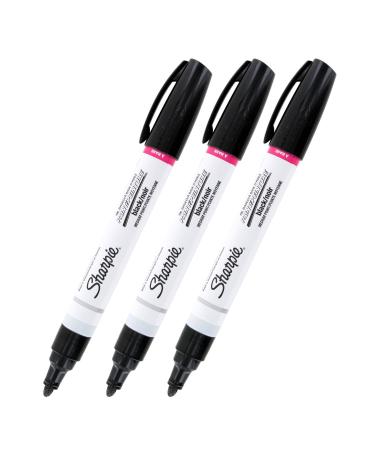 Sharpie Oil-Based Paint Marker, Medium Point, Black Ink, Pack of 3 3 Pack - Black Ink