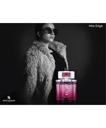 Swiss Arabian Miss EDGE - Luxury Products From Dubai - Long Lasting Addictive Personal EDP Spray Fragrance - Seductive Signature Aroma - 3.4 Oz - Buy Online on GoSupps.com