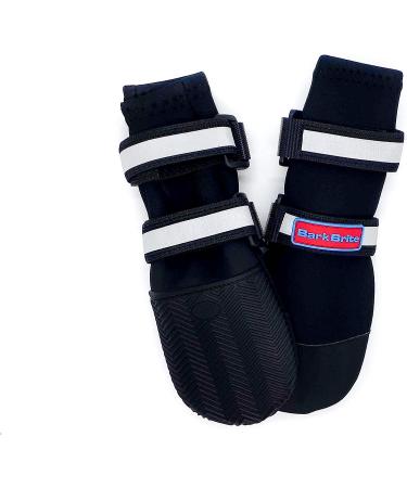 All Weather Neoprene Dog Boots | Reflective Straps | 5 Sizes Available | Black Medium - Buy Online on GoSupps.com