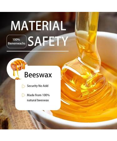 Yellow Natural Beeswax Pellets - Yellow Polish Wax Natural Furniture Wax Pellets | Beeswax Wood Furniture Polish and Conditioner for Furniture Woodwork Chairs Cabinets - Buy Online on GoSupps.com