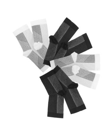 Kisangel 4 Pairs Ankle Socks Pressure Sock Foot Protector Foot Protection Sock Unisex Sports Socks Foot Socks Adult Sports Sock Ankle Support Socks Plantar Sleeve Socks for Sports