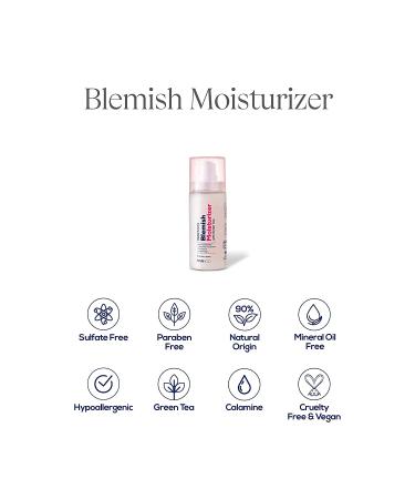 Hanhoo Dermafix Blemish Moisturizer with Green Tea and Calamine | Hydrating and Soothing for Blemish-Prone Skin | Controls Oil and Reduces Redness | 2.02 fl. oz - Buy Online on GoSupps.com