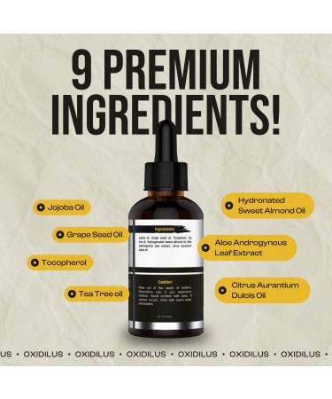 Premium Beard Oil for Growth & Shine | Trusted by 5M+ Men | Naturally Derived Safe for Sensitive Skin - 1 fl. oz - Buy Online on GoSupps.com