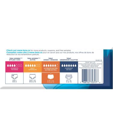 Tena Incontinence Underwear Ultimate 2x-large 10 Count - Buy Online on GoSupps.com