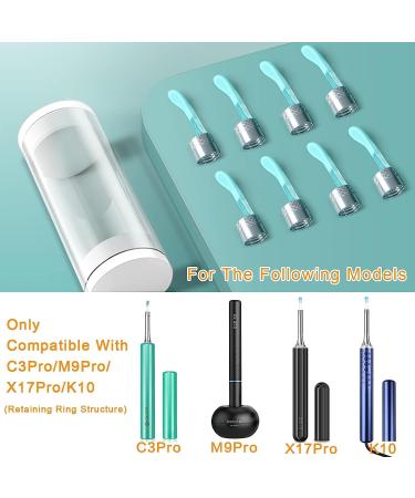 8PCS Original Replacement Ear Cleaner Ear Spoons Tips for Effective Ear Wax Removal - Buy Online on GoSupps.com