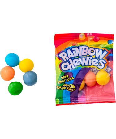 RAINBOW CHEWIES Assorted Fruit Flavours Bag of 100 count - Buy Online on GoSupps.com