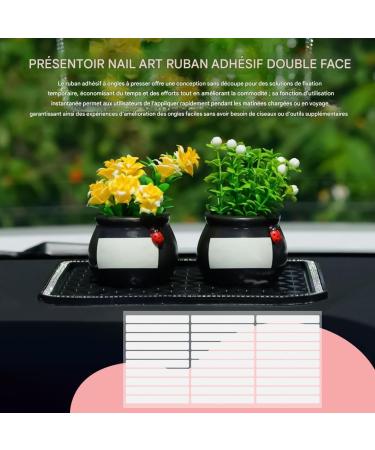 Adhesive Tape for Nails Double Sided Transparent Removable Gel Glue Attachment | Strong Adhesive for Manicure Designs Display for Car Wall - Buy Online on GoSupps.com