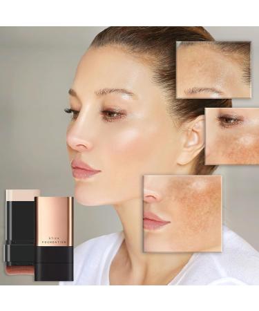 2 in 1 Anti-Wrinkle Foundation Multi-Use Foundation Foundation with Built-in Foundation Brush Moisturizing Lightweight Makeup Cream (#1 Blanco Marfil) - Buy Online on GoSupps.com