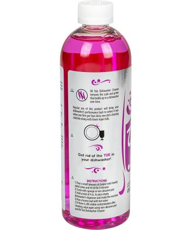 Oh Yuk Dishwasher Cleaner and Descaler - Natural Citrus Fragrance - 16 Fl Oz - Septic Safe - Buy Online on GoSupps.com