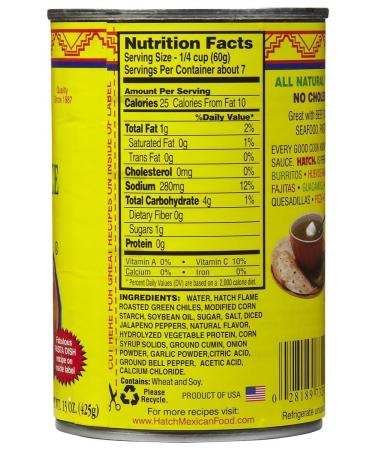 Hatch Green Chile Enchilada Sauce - Medium Spicy - 15 oz - Buy Online on GoSupps.com