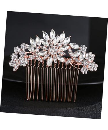 DOITOOL 1pc Bridal Hair Combs Rhinestone Comb Rhinestone Haircombs for Women Wedding Hair Bridal Side Combs Bridal Headpiece Comb Rhinestone Headpiece Accessories Bride Alloy - Buy Online on GoSupps.com