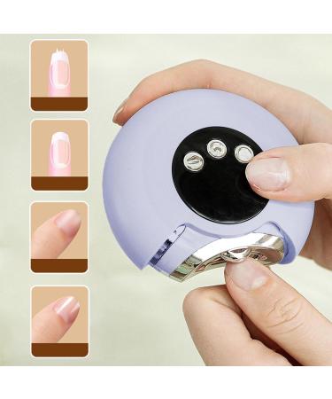 Electric Nail Trimmer Automatic Toenail Clippers Baby Nail Trimmer - Baby Nail Trimmer Versatile Nail Clippers Nail Clippers for Adults Men Babies Purple - Buy Online on GoSupps.com