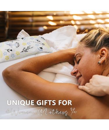 Lavender Aromatherapy Eye Pillow with Extra Cover - Weighted Mask for Relaxation, Yoga, Meditation - Unique Gift for Men, Women, Mom - Spring Dandelion - Buy Online on GoSupps.com