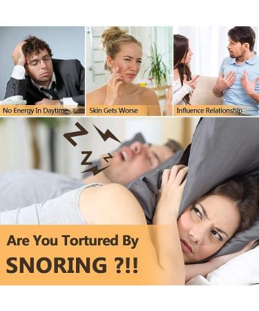 Adjustable Anti-Snoring Chin Strap - Breathable Sleep Aid for Men and Women - Stop Snoring Solution - Snore Reducing Device - One Size (Black) - Buy Online on GoSupps.com