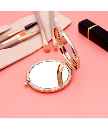 Ming Heng Daughter Wedding Gift: Rose Gold Compact Makeup Mirror - Bridal Souvenir for Girls (XY12) - Buy Online on GoSupps.com