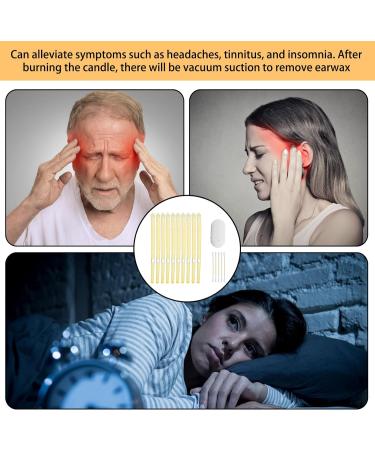 20 PCS Candles Wax Removal Ear Candles for Wax Removal 100% Non-Toxic Ear Wax Removal Candle for Ear Cleaning - Buy Online on GoSupps.com