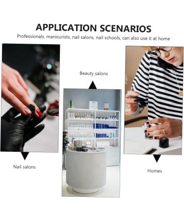 minkissy 2 Boxes Nail Art Box Nail Kits Fingernail File Clear Stiletto Nails Nail File Buffer Artificial False Nails Manicure Kit Manicure Accessories Fake Nail Stickers Plastic Boxed - Buy Online on GoSupps.com