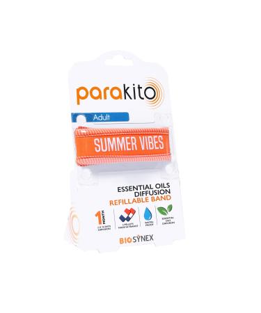 PARA'KITO Essential Oil Diffusion Mosquito Wristband (Summer)