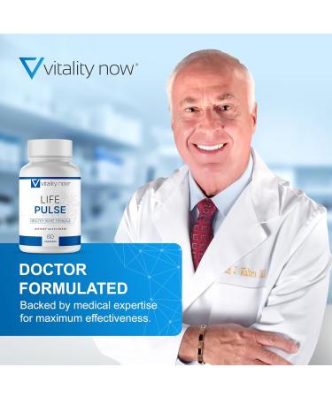 Vitality Now Life Pulse Natural Heart Health Supplement 7 Power Ingredients for Blood Pressure & Cardiovascular Support Non-GMO Formula for Men & Women Made by Former NASA Scientist (Pack of 1) - Buy Online on GoSupps.com