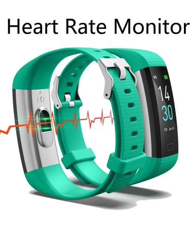 ENGERWALL Fitness Tracker with Heart Rate Monitor - Green | Step Counter, Calories, Stopwatch, Sleep Tracker | IP68 Waterproof Smartwatch for Men, Women, Kids - Buy Online on GoSupps.com
