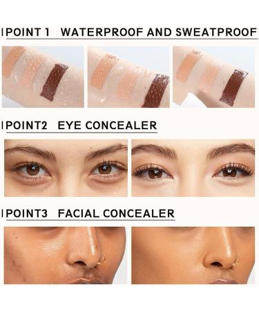 12/16 Colors Concealer Palette Makeup Blush Palette Waterproof Long-Wearing Full Coverage Makeup for Flawless Skin anti-dark spots natural look Cream Blush Palette for All Skin (5#) - Buy Online on GoSupps.com