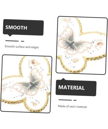 Tool Gel Nail Polish Nail Oil Nail Color Mixing Palette Nails Polish Palette Manicure Color Mixing Palette Nail Painting Palette Nail Display Pallet Resin Nail Art Painted 6.9x5.6cm Golden - Buy Online on GoSupps.com