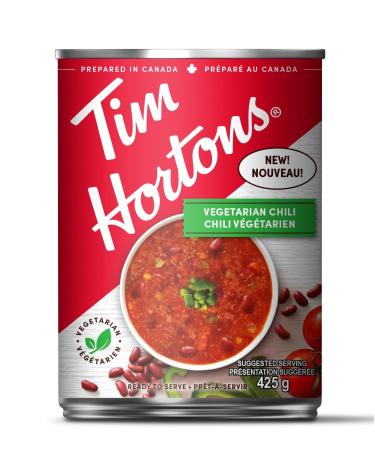 Tim Hortons Vegetarian Chili Ready to Serve 425g Can
