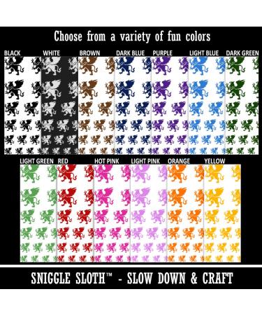 Regal Griffin Temporary Tattoo Set - Black | Water Resistant Fake Body Art Collection - Buy Online on GoSupps.com