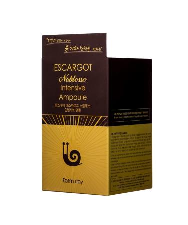 Farmstay Escargot Noblesse Intensive Ampoule - Ampoule with Snail Mucin for Anti-Aging - Brightens and Nourishes Skin - Targets Wrinkles - 8.45 oz - Buy Online on GoSupps.com