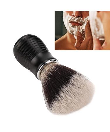 Professional Men Shaving Brush - Nylon Hair Beard Foam Brush with Aluminum Alloy Handle for Smooth Shaving - Buy Online on GoSupps.com
