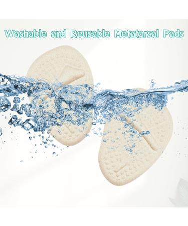 Metatarsal Pads & Ball of Foot Cushions - 3 Pairs Gel Shoe Inserts for Pain Relief & Comfort - International Shipping - Buy Online on GoSupps.com