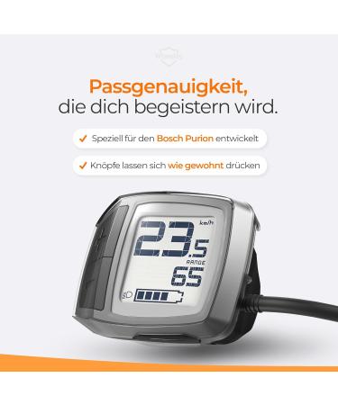 Wheeloo Bosch Purion Waterproof Cover | Transparent eBike Display Protection | Scratch & Water Resistant Monitor Accessory - Buy Online on GoSupps.com