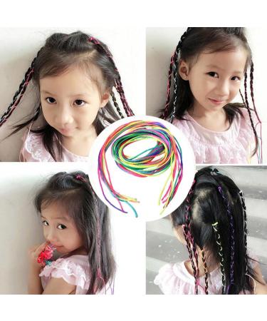 Buy JUSTFOX 8 Colorful Rainbow Braiding Cords - Perfect for Crafting & DIY Projects - Buy Online on GoSupps.com