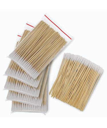 Bamboo Cotton Swabs 500 Count - Biodegradable 6 inch Cotton Buds - Organic Tip Applicators for Makeup, Cleaning & Pets Care - Buy Online on GoSupps.com
