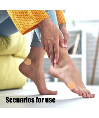 Waterproof Moleskin Foot Care Patches for Chafing Pain Relief - 8 Sheets - Buy Online on GoSupps.com