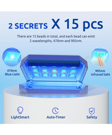 Nail Fungus Cleaning Device for Onychomycosis Nail Fungus Treatment for Fingernails Effective Convenient Toenail Nail Fungus Treatment for Home Use (Blue) - Buy Online on GoSupps.com