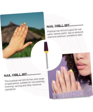 Healeved frog charms for bracelets manicure broca 5 en 1 drill nails nails drill bits Nail supplies alloy Tungsten steel Acrylic nail clippers Nail flakes manicure supplies hard - Buy Online on GoSupps.com