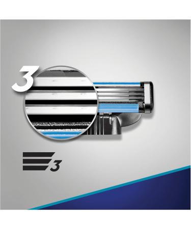 Gillette Mach3 Start Razor Blade Refills for Men Pack of 12 DuraComfort Blades Comfortable and Accurate Shave - Buy Online on GoSupps.com