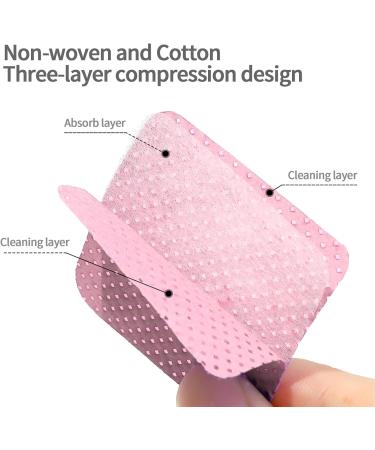 Lint Free Nail Wipes - 200pcs Non Woven Nail Polish Remover Pads Cosmetic Prep Squares | for Gel Removal Travel Acr Extension Care - Buy Online on GoSupps.com