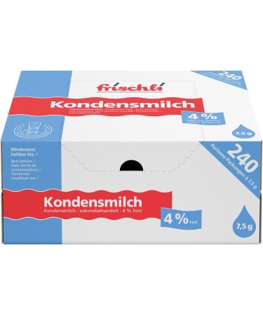 Frischli condensed milk 4% fine taste and high whitening power 1800g