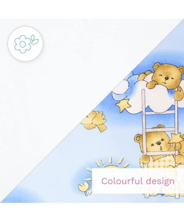 Baby Swaddle Wrap Blanket | Newborn Cotton Swaddling Sleeping Bag 0-3 Months (Ladders Blue) - Buy Online on GoSupps.com