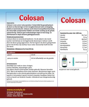 EcoStyle kolik and Constipation colosan Black Size 45 ml - Buy Online on GoSupps.com